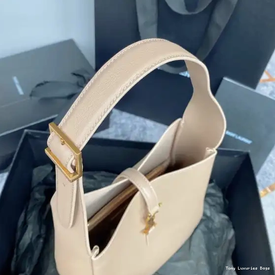 Tony Luxuries SMALL HOBO LE À BAG-23*22*8CM YSL 7 SOFT 5 0606